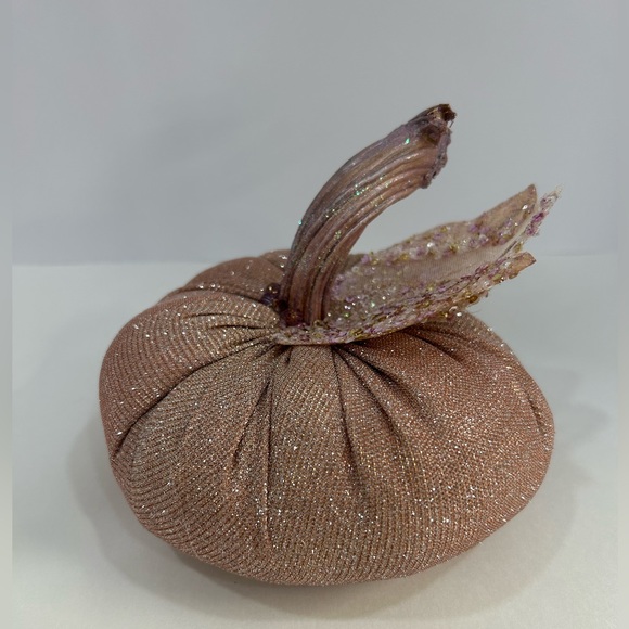 “Glitter” Velvet Pumpkin Home Decor - Picture 2 of 8